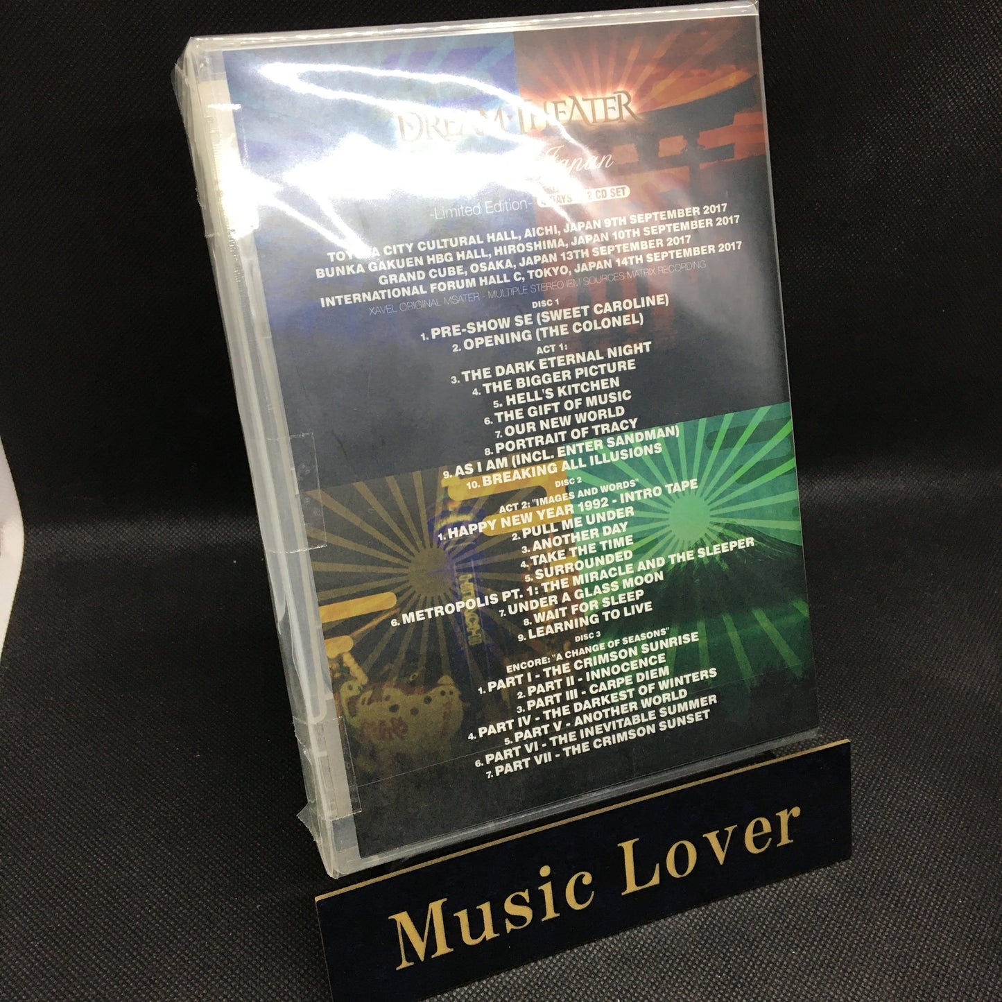 DREAM THEATER / JAPAN TOUR 2017 LIMITED EDITION (12CD)