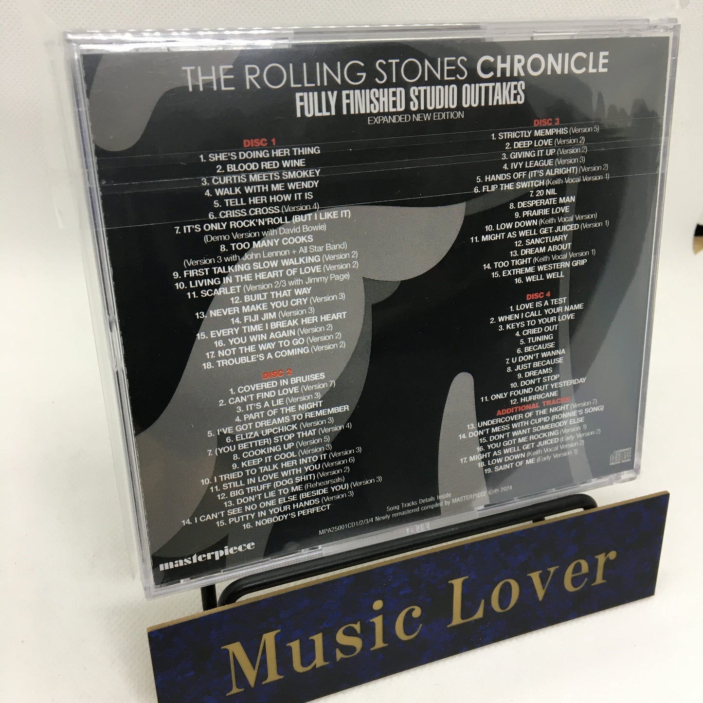 THE ROLLING STONES / CHRONICLE FULLY FINISHED STUDIO OUTTAKES EXPANDED NEW EDITION (4CD)