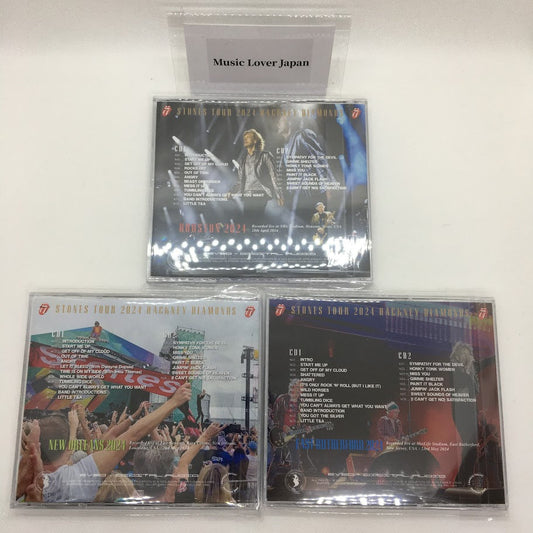 THE ROLLING STONES / HOUSTON 2024 NEW ORLEANS 2024 EAST RUTHERFORD 2024 3 Set (6CD)