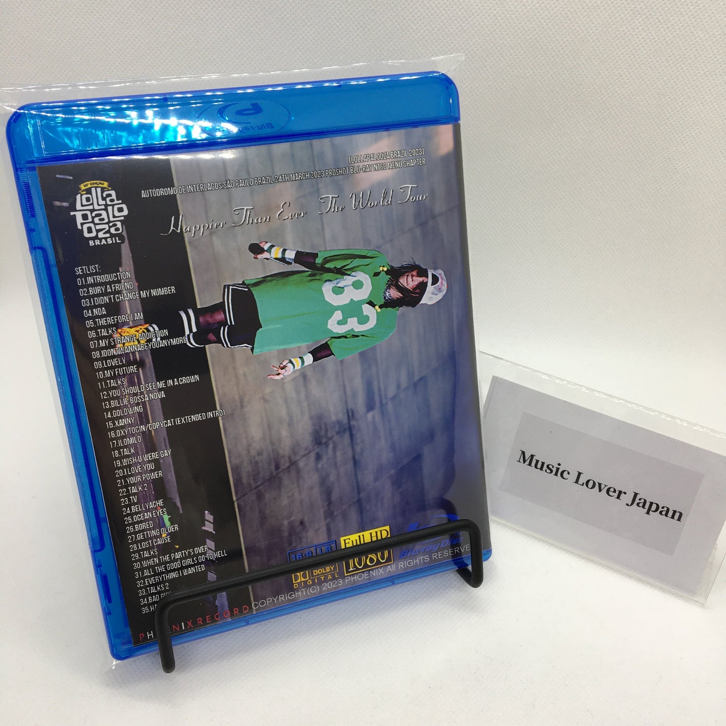 Billie Eilish / Happier Than Ever The World Tour Lollapalooza Brazil 2023 (1BDR)