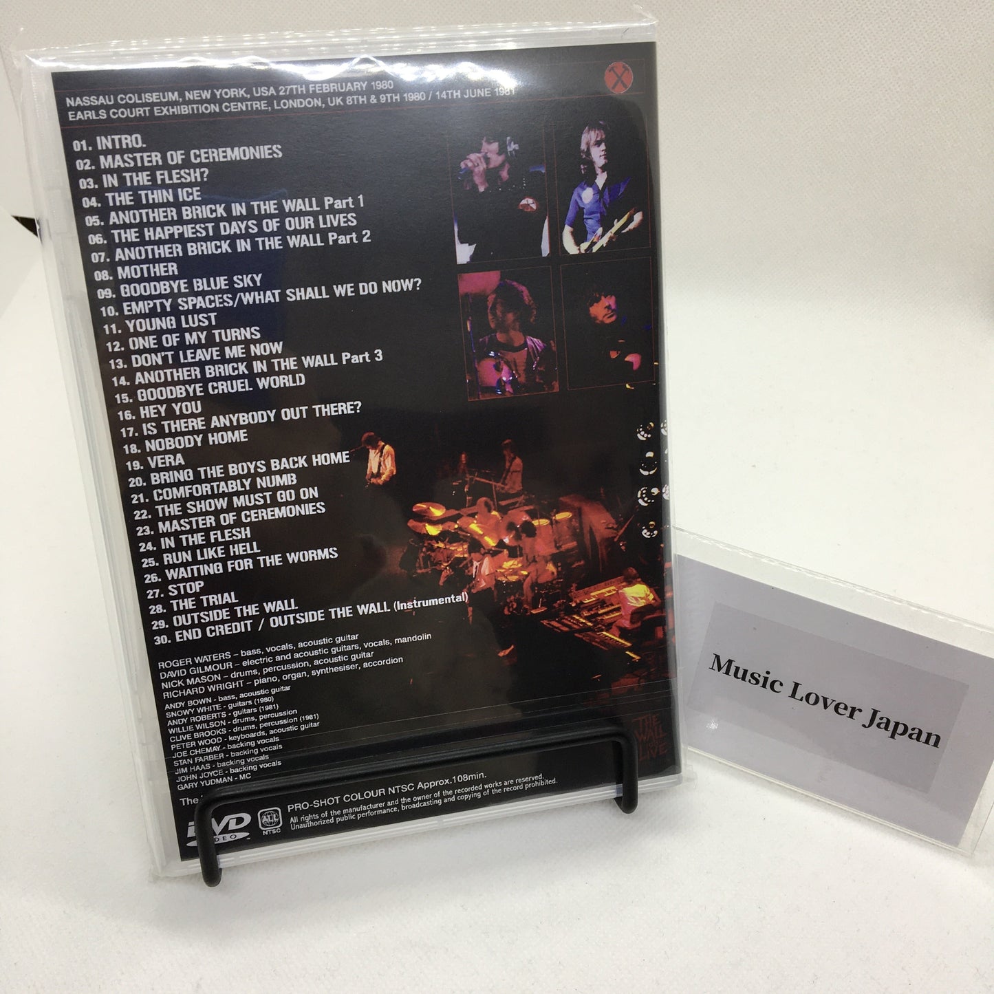 PINK FLOYD / THE WALL LIVE 1980 Curation PRO SHOT (1DVDR)