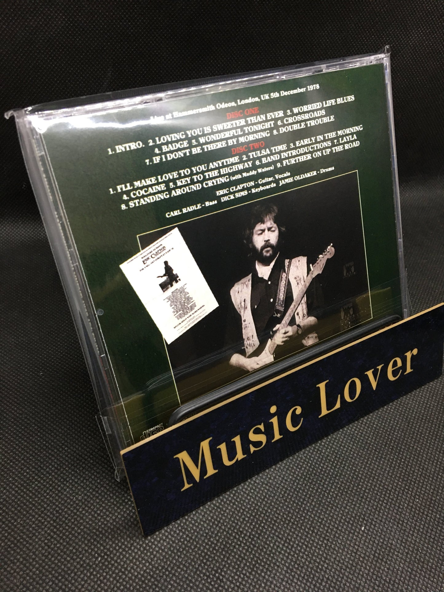 ERIC CLAPTON / HAMMERSMITH ODEON 1978 1ST NIGHT 2ND GENERATION CASSETTE (2CDR)