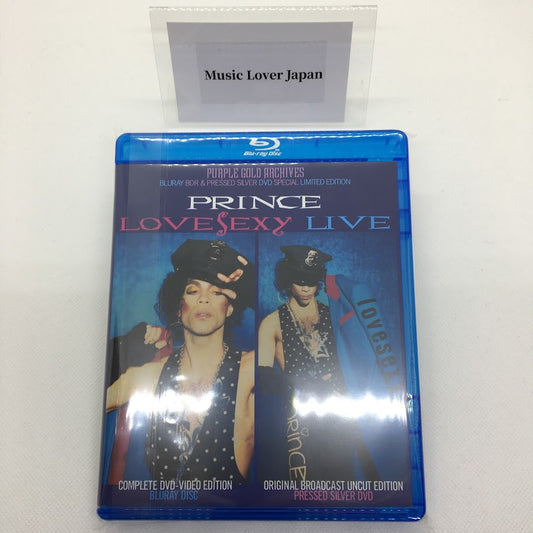 Prince Lovesexy Live Blu-ray BDR & Pressed Silver DVD Special Limited Edition (1DVD + 1BDR)