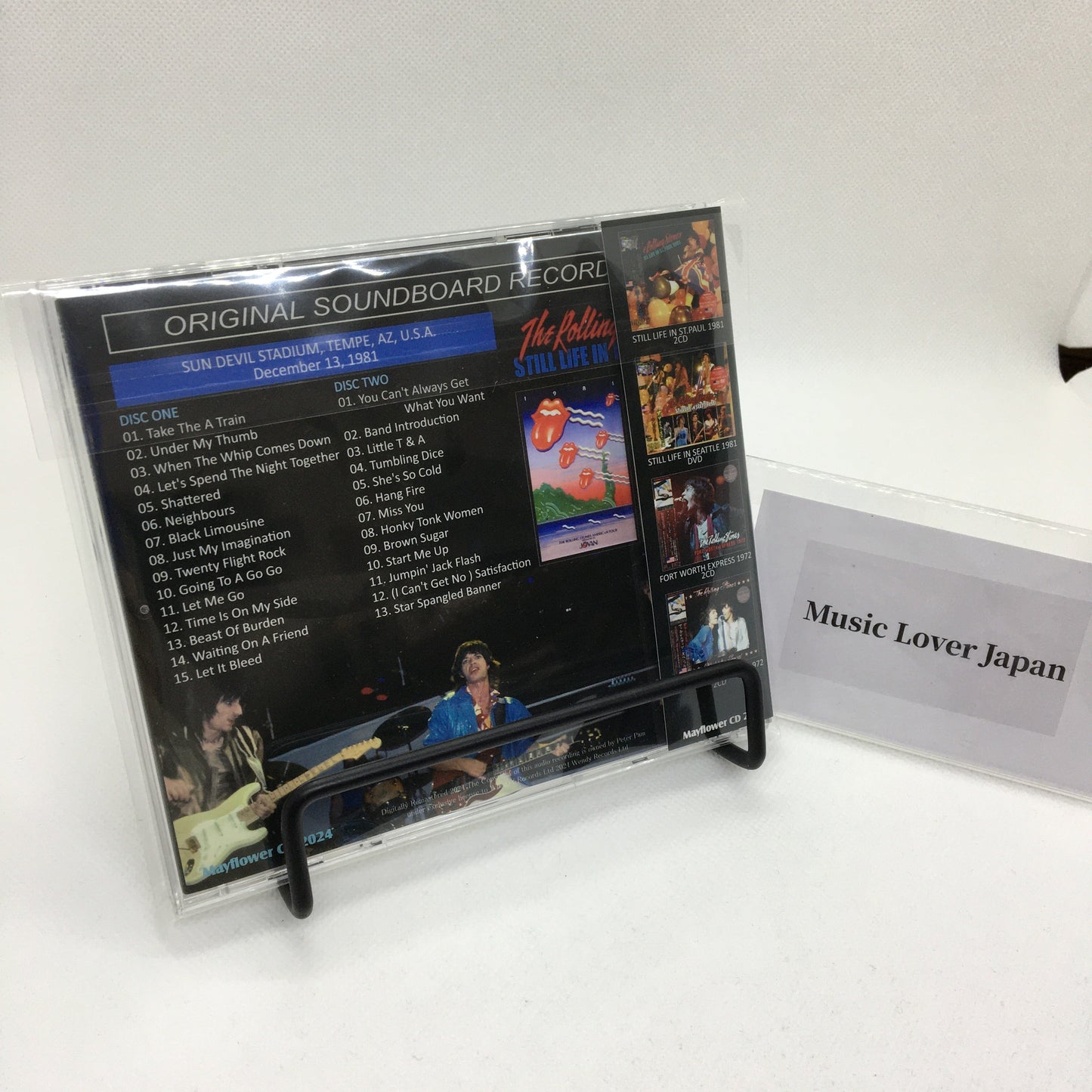 THE ROLLING STONES / 1981 STILL LIFE IN TEMPE (2CD)