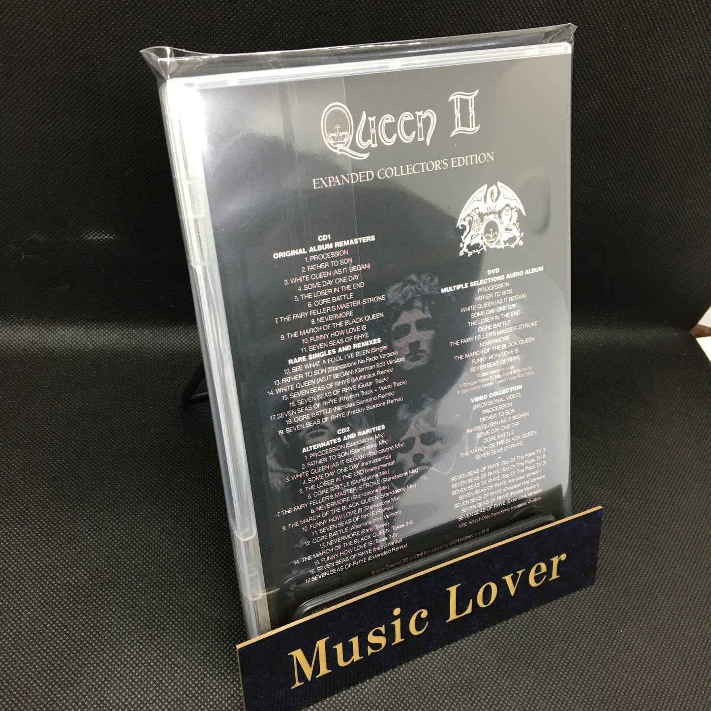 Queen II Expanded Collector's Edition New Remasters 2CD 1DVD Set