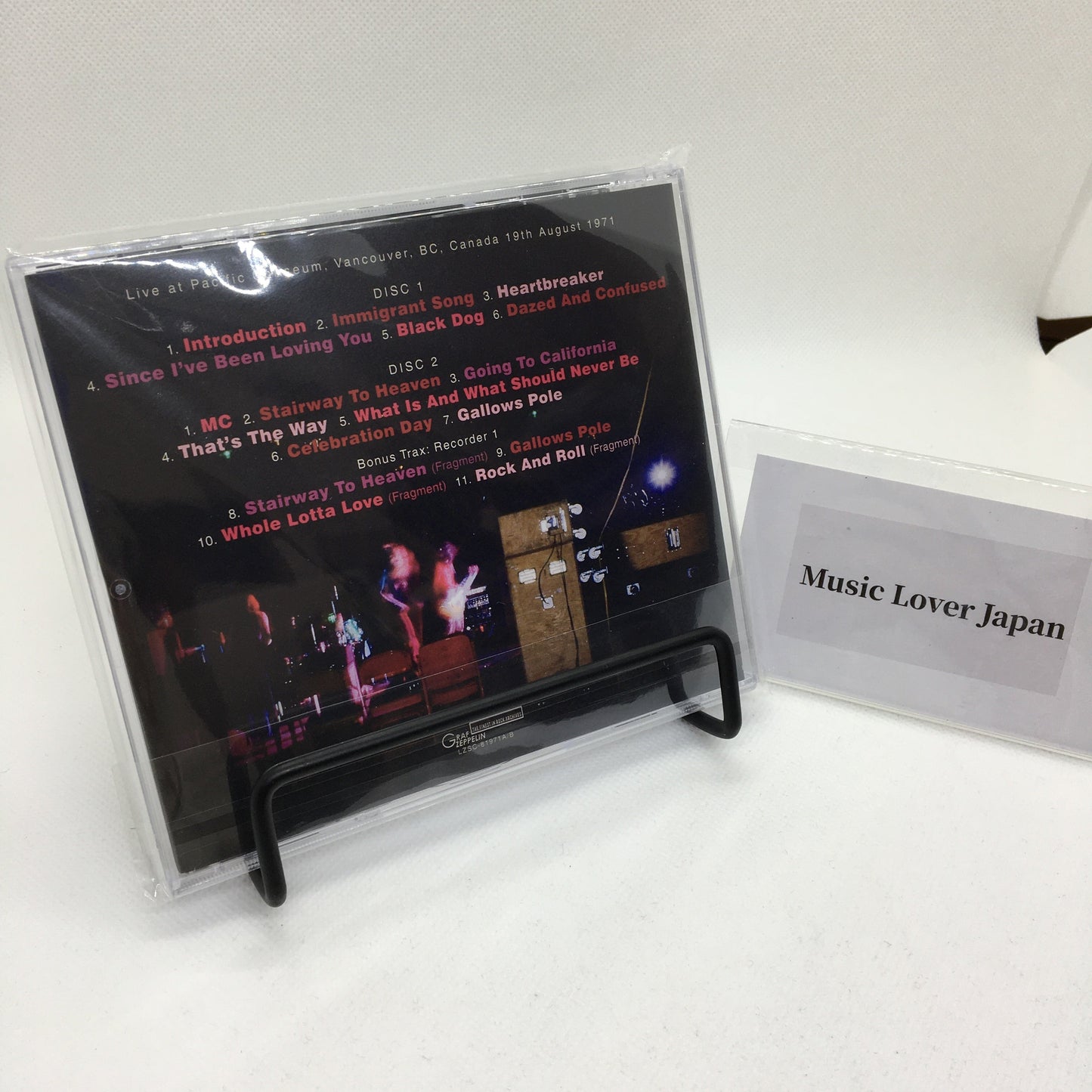 LED ZEPPELIN / LIVE FROM VANCOUVER '71 Alternate Recording (2CD)