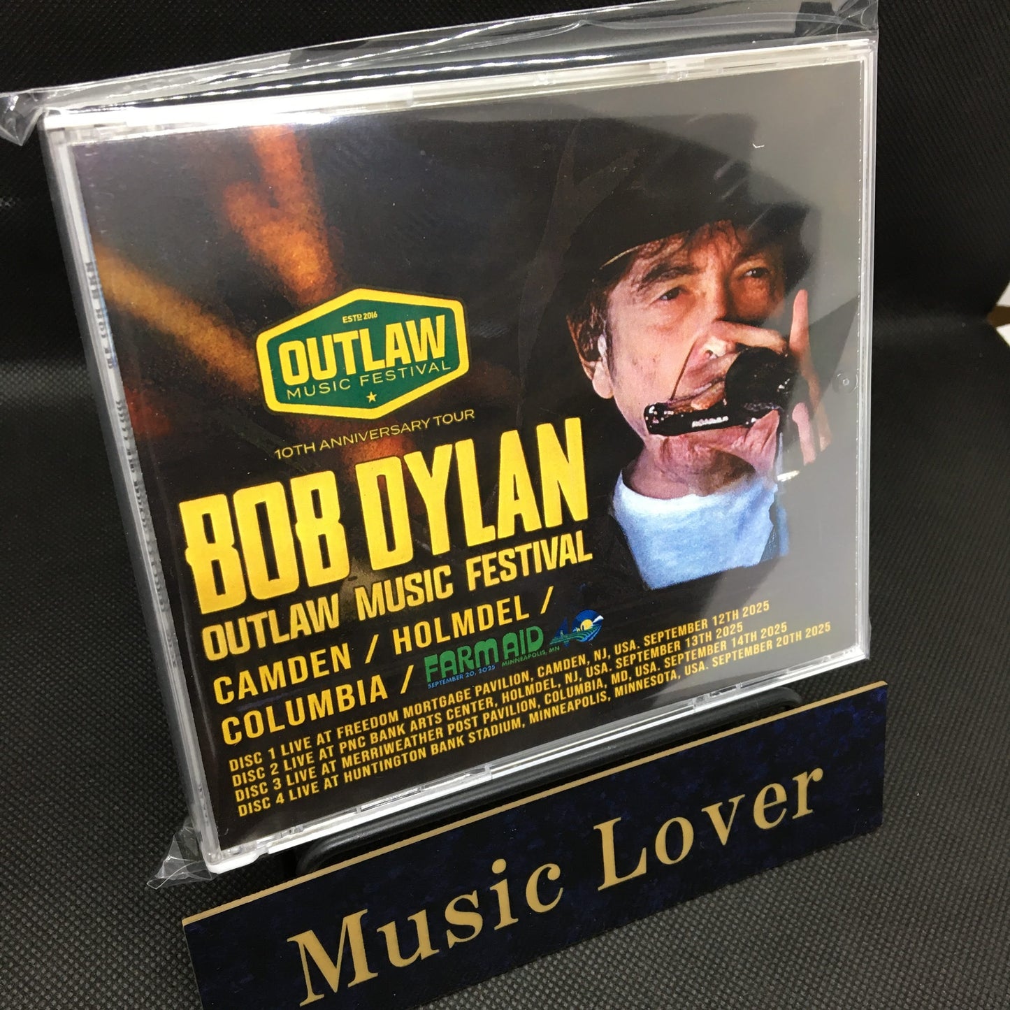 BOB DYLAN / OUTLAW MUSIC FESTIVAL CAMDEN / HOLMDEL / COLUMBIA / FARM AID 40 (4CDR)