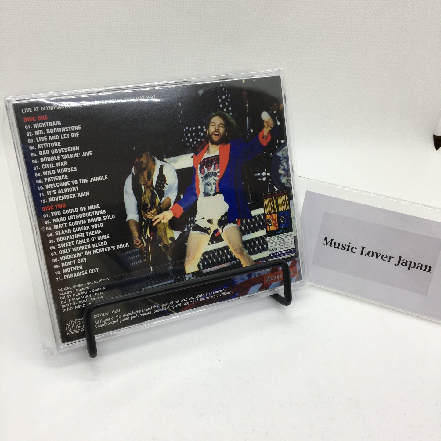 GUNS N' ROSES / BERLIN 1992 MASTER CASSETTES (2CD)