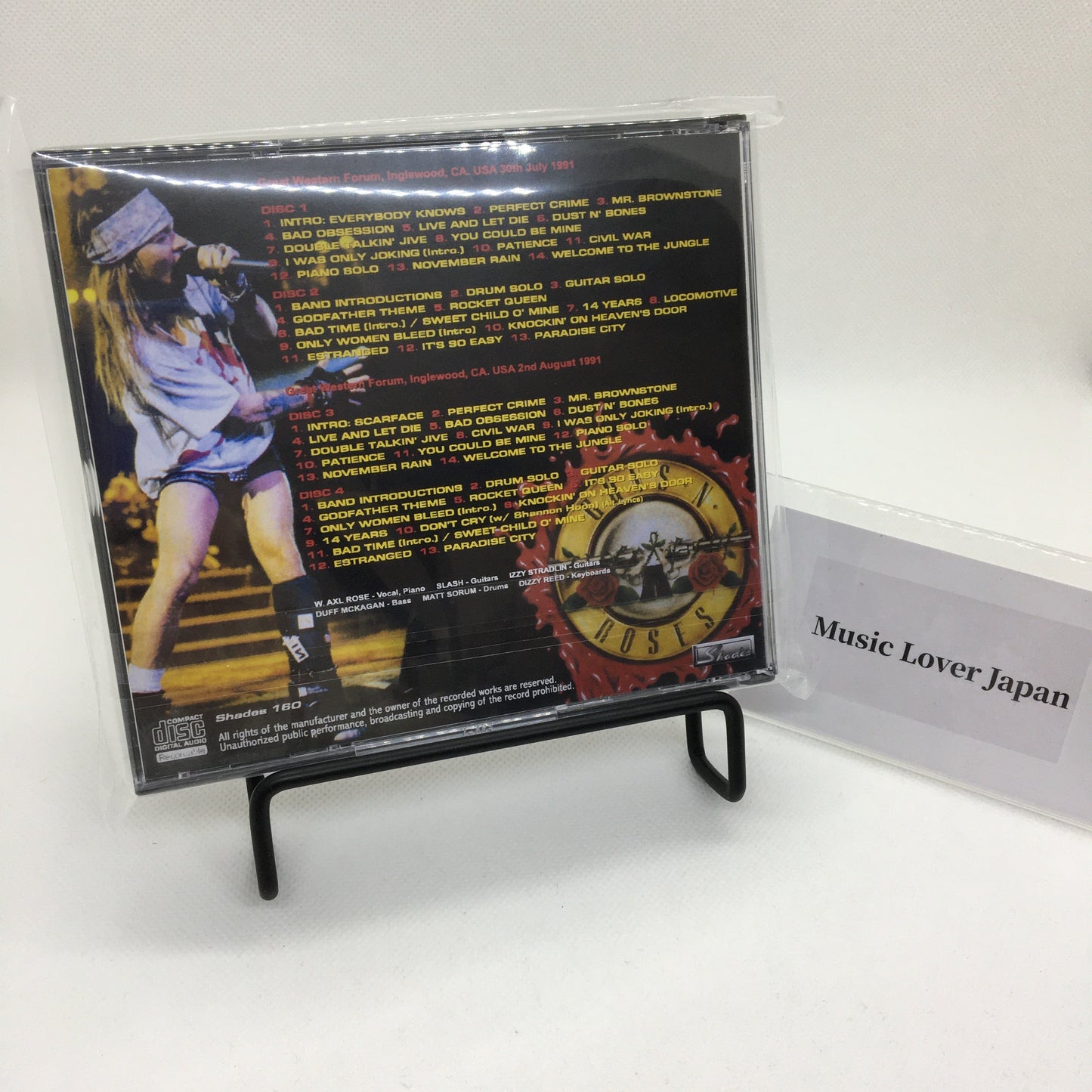 GUNS N' ROSES / DOUBLE CRIMES (4CDR)