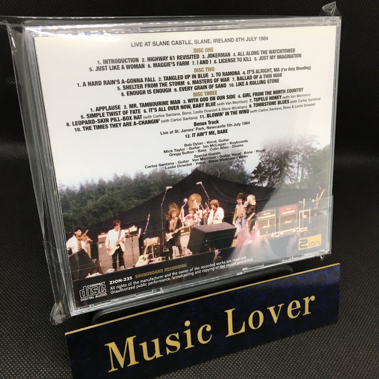 BOB DYLAN / SLANE 1984 SOUNDBOARD (3CD)