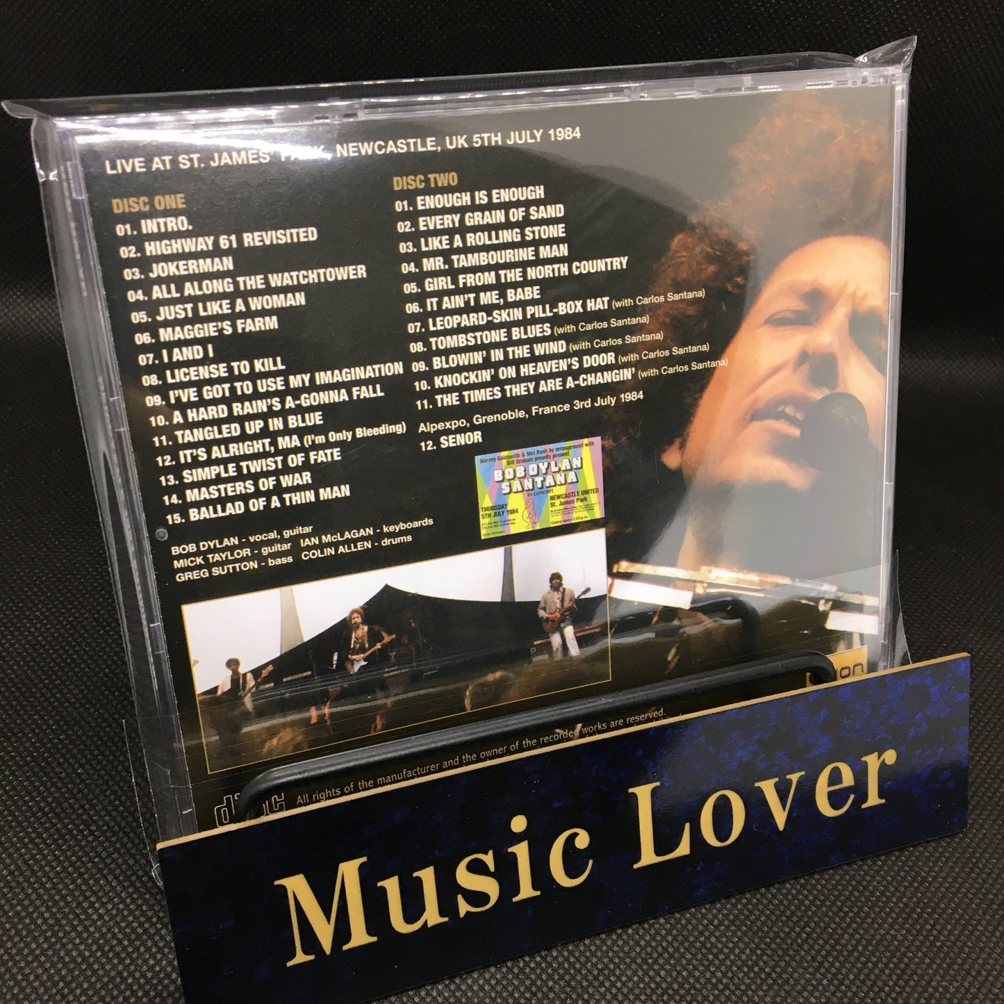 BOB DYLAN / NEWCASTLE 1984 STEREO SOUNDBOARD (2CD)