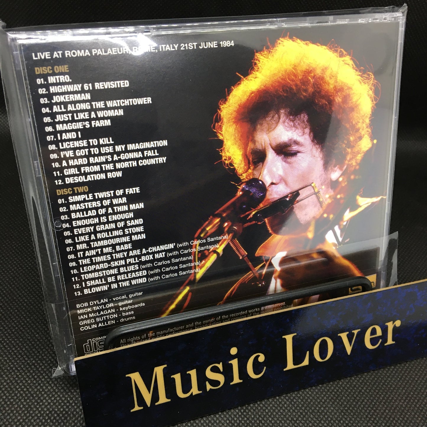 BOB DYLAN / ROME 1984 3RD NIGHT SOUNDBOARD (2CD)