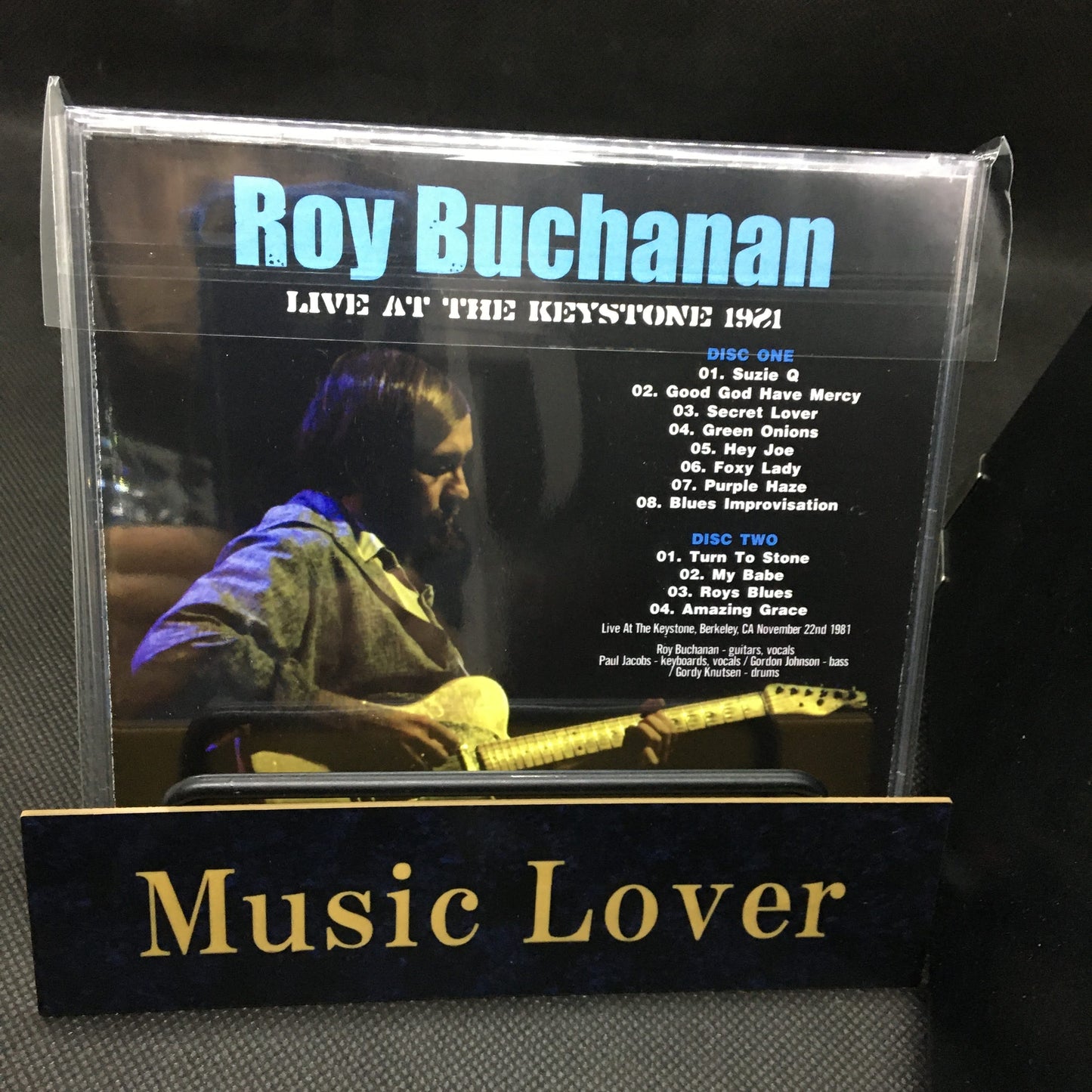 ROY BUCHANAN / LIVE AT THE KEYSTONE 1981 SOUNDBOARD (2CDR)