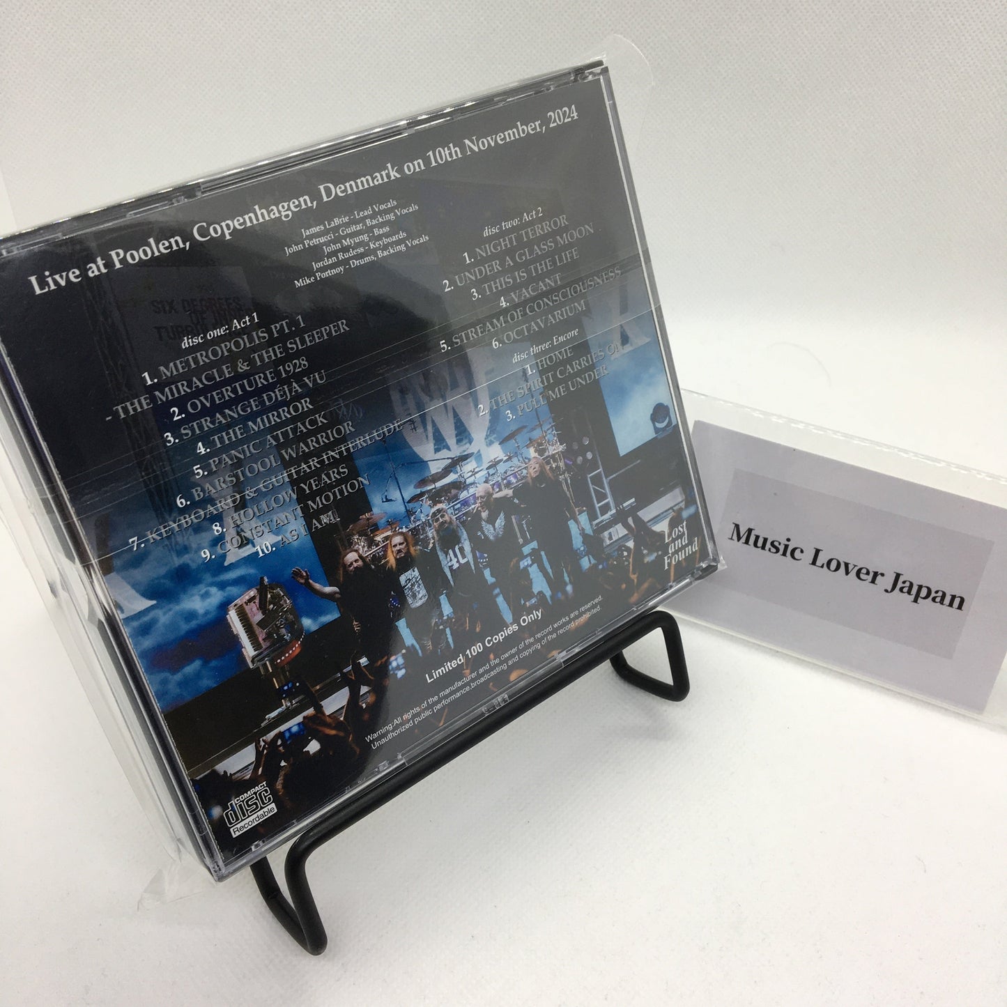 DREAM THEATER / COPENHAGUE 2024 GIRA DEL 40 ANIVERSARIO 2024-2025 (3CDR)