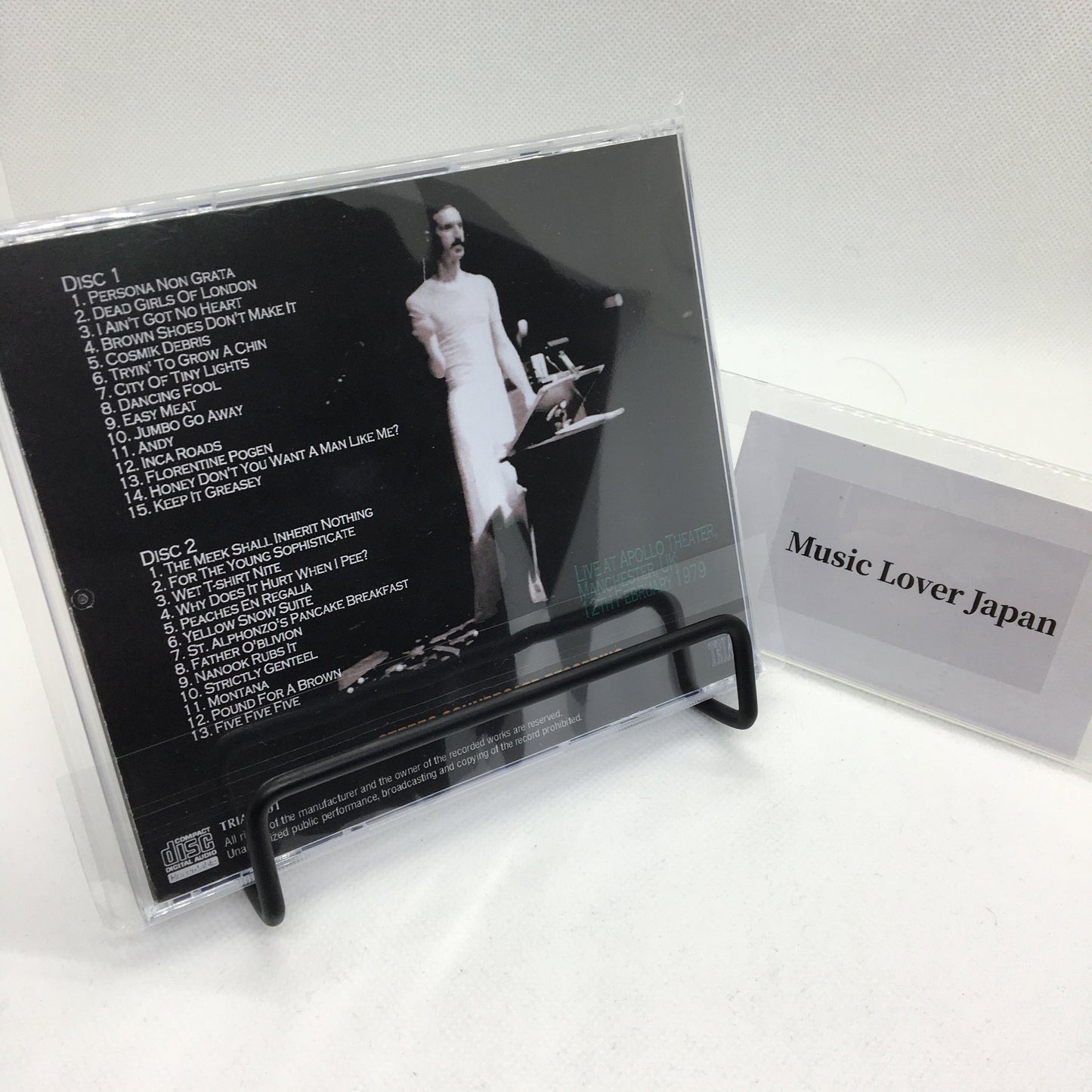 FRANK ZAPPA / MANCHESTER 1979 STEREO SOUNDBOARD (2CDR)