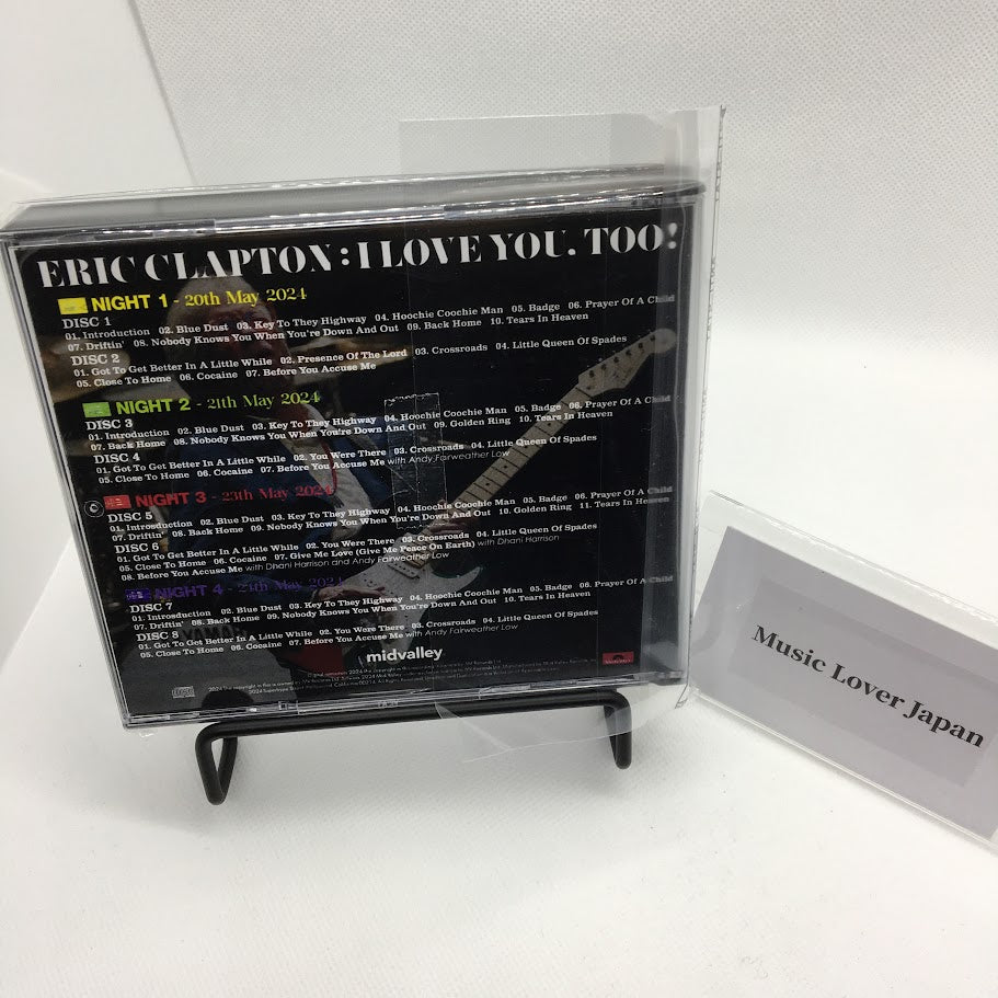 ERIC CLAPTON / ¡YO TAMBIÉN TE QUIERO! Royal Albert Hall 2024 4 Noches (8 CD)