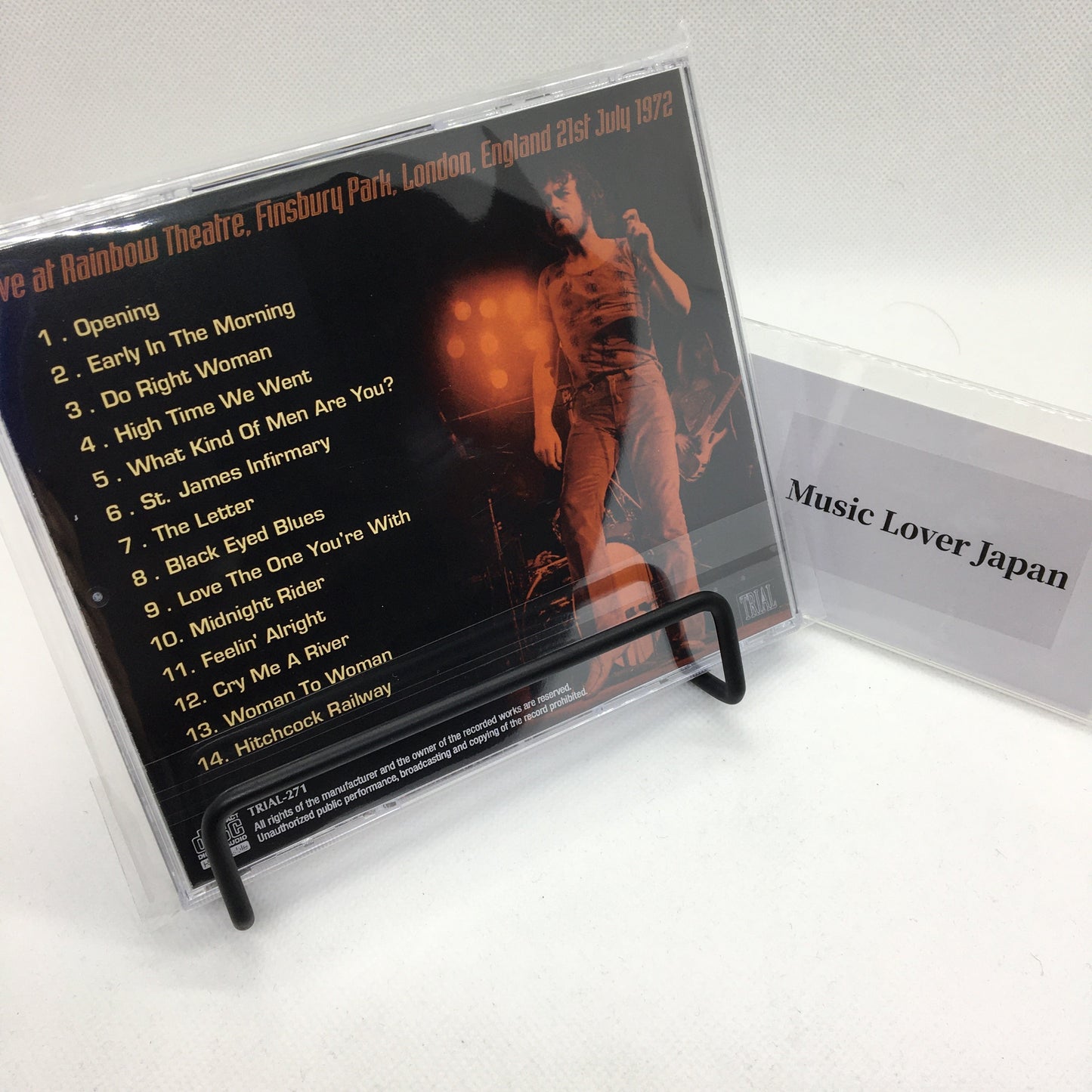 JOE COCKER with THE CHRIS STATION BAND / RAINBOW 1972 (1CDR)