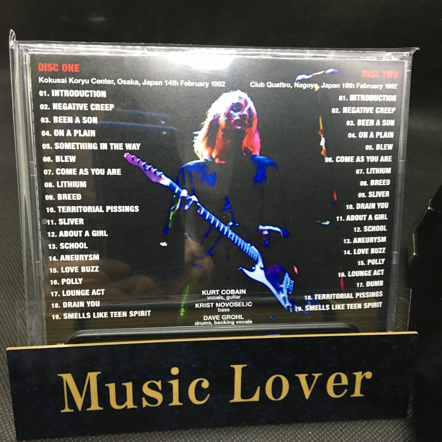 NIRVANA / OSAKA & NAGOYA 1992 (2CDR)