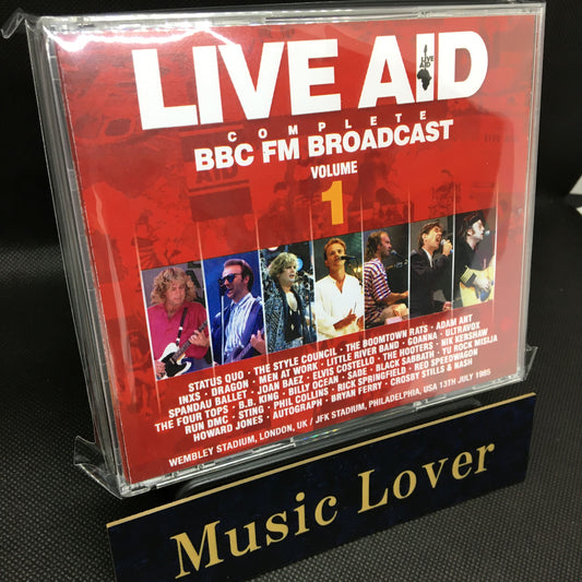 V.A.(STATUS QUO,STYLE COUNCIL,STING AND MORE) / LIVE AID COMPLETE BBC FM BROADCAST VOLUME 1 STEREO SOUNDBOARD (5CDR)