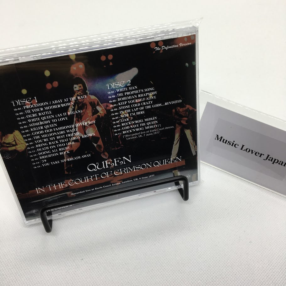 QUEEN In The Court Of Crimson Queen 1977 2CD Moonchild Records