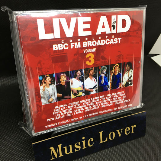 V.A. / LIVE AID COMPLETE BBC FM BROADCAST: VOLUME 3 STEREO SOUNDBOARD (5CDR)