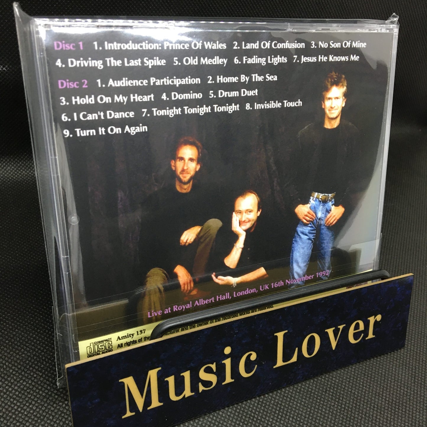 GENESIS / WE CAN'T DANCE AT RAH STEREO SOUNDBOARD (2CDR)