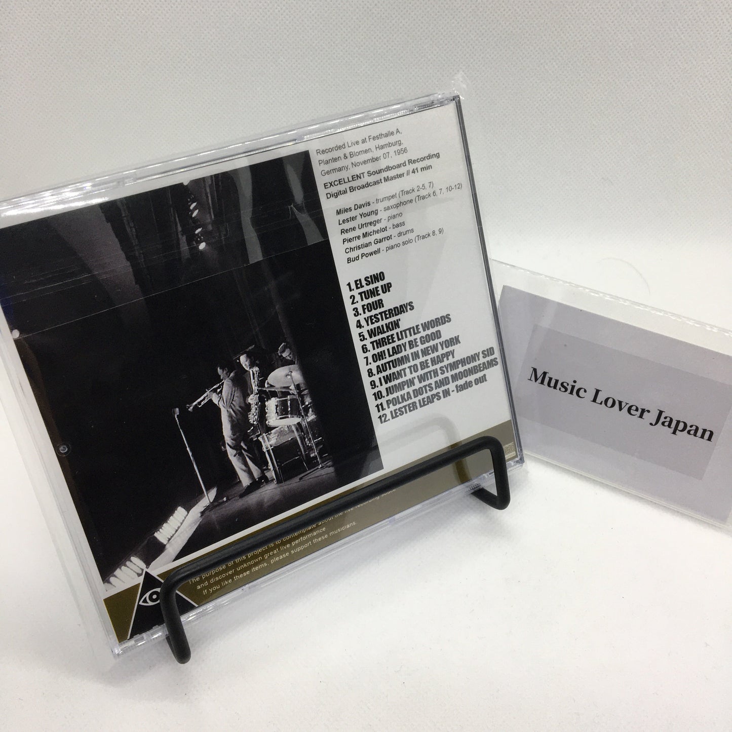 MILES DAVIS, LESTER YOUNG, RENE URTREGER TRIO, BUD POWELL / BIRDLAND GIRA DE 1956 EN HAMBURGO (1CDR)