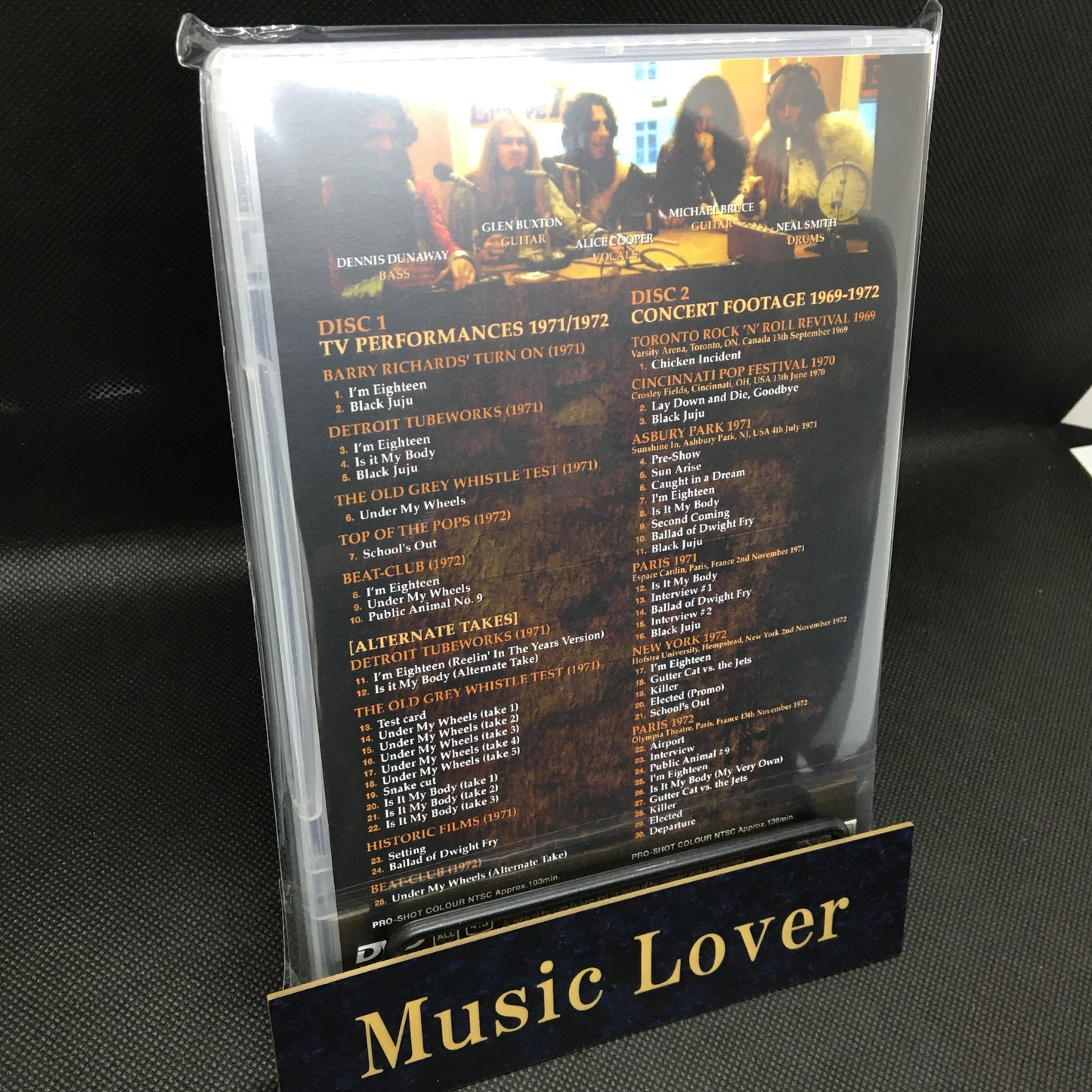 ALICE COOPER / THE EARLY VISIONS 1969-1972 PRO SHOT (2DVDR)