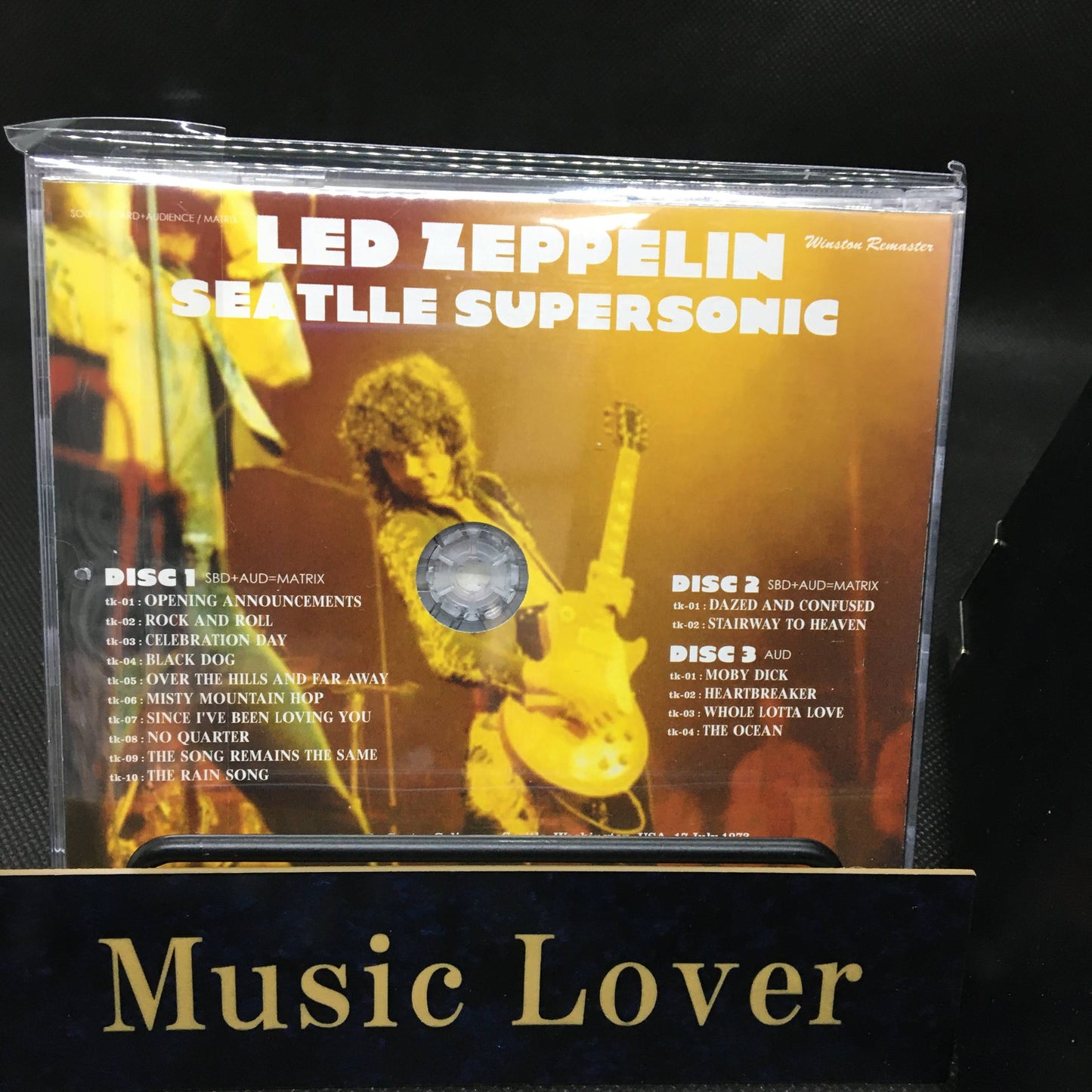 Led Zeppelin / Seattle Supersonic 1973 Winston Remasters 3CD Moonchild