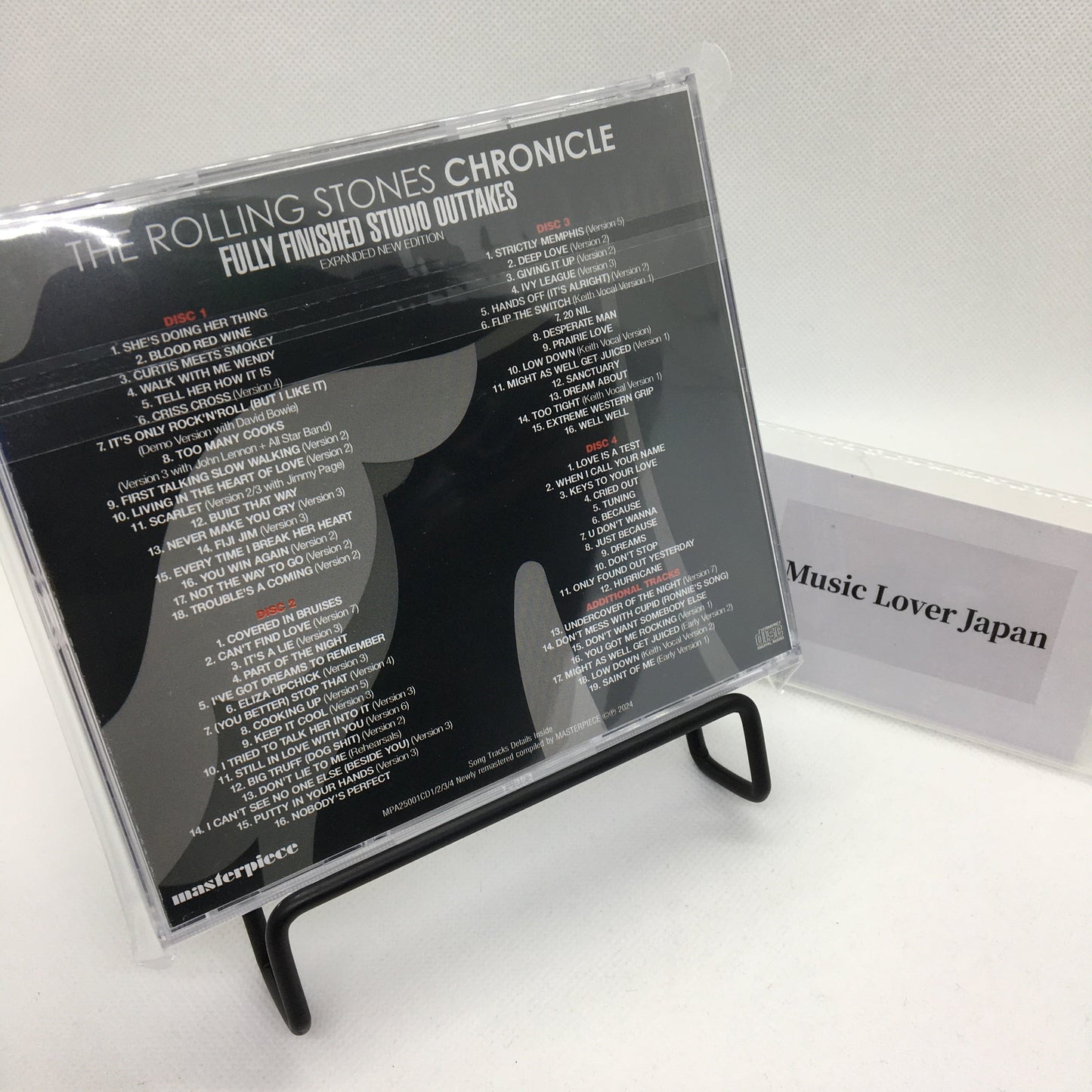 THE ROLLING STONES / CHRONICLE FULLY FINISHED STUDIO OUTTAKES EXPANDED NEW EDITION (4CD)