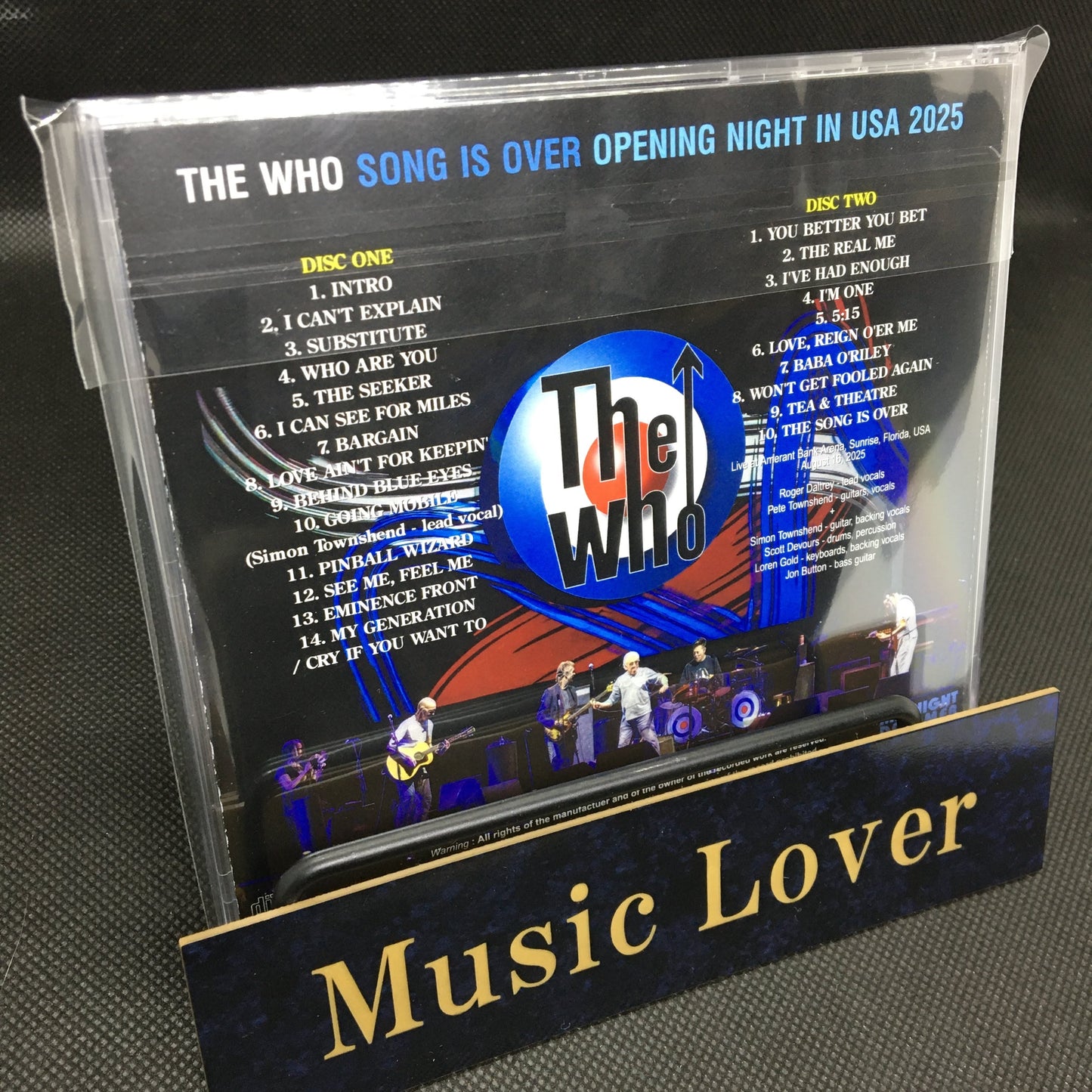 THE WHO / THE SONG IS TERMINÓ NOCHE DE ESTRENO EN EE. UU. 2025 (2CDR)