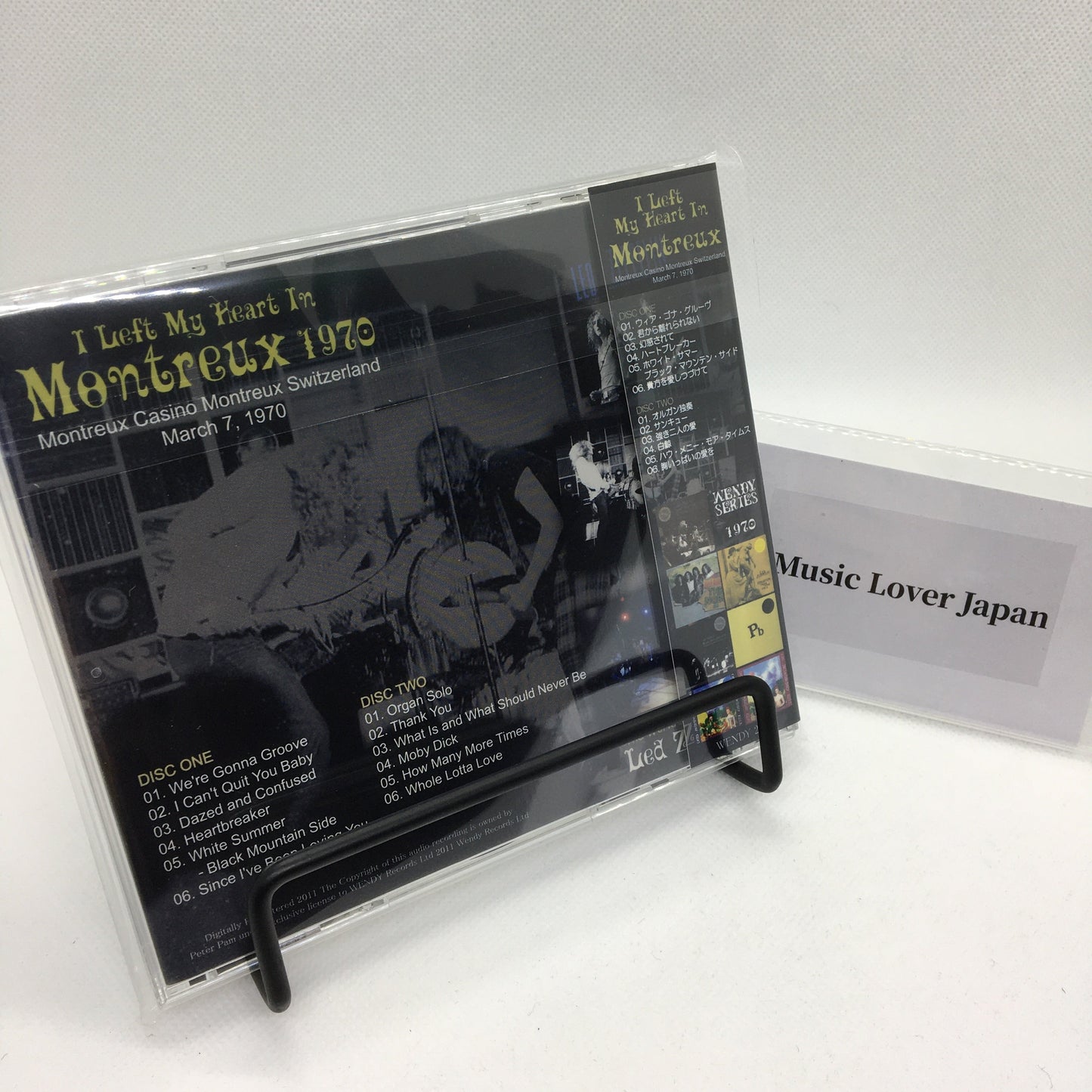LED ZEPPELIN / I LEFT MY HEART IN MONTREUX 1970 【2CD】