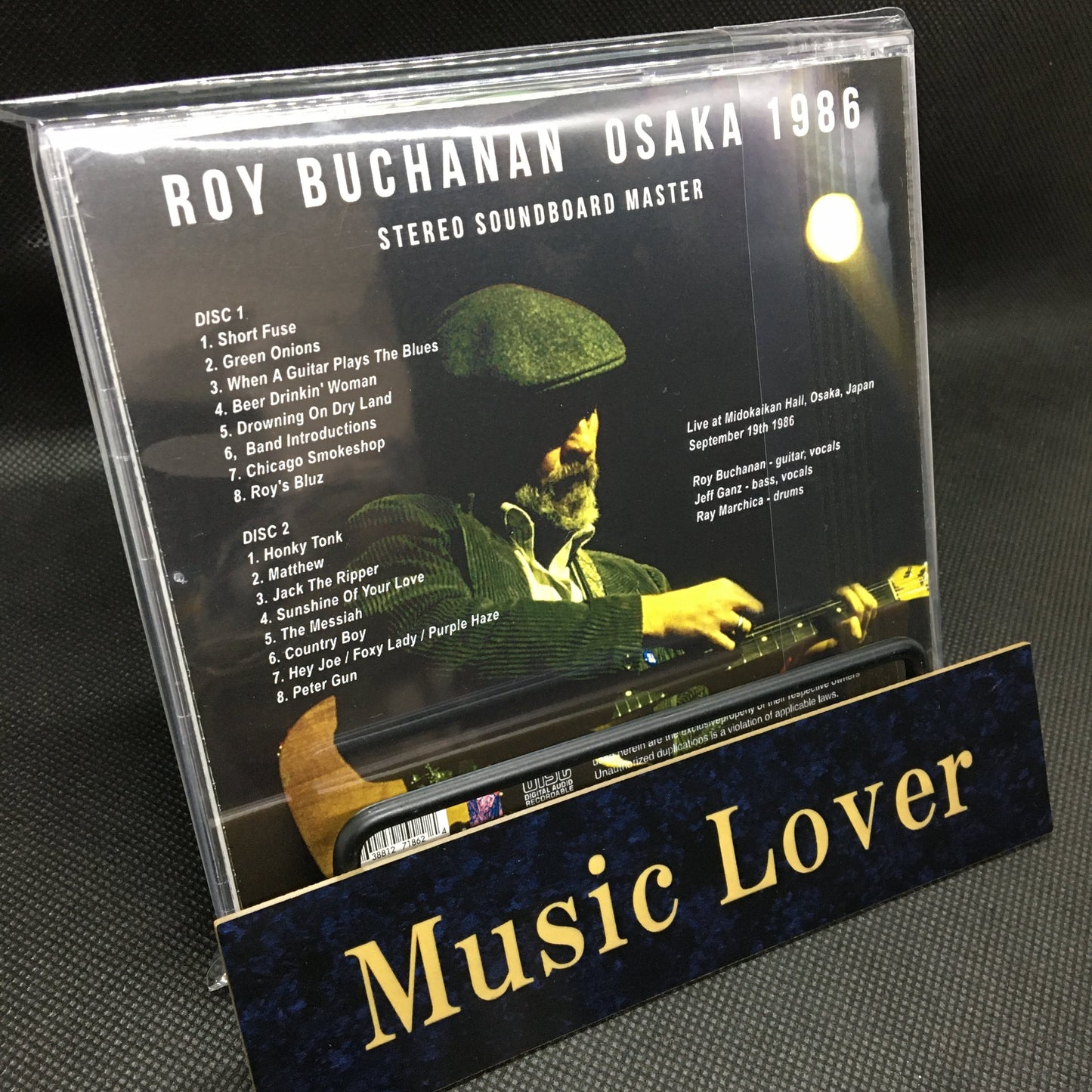 Roy Buchanan / Osaka 1986 STEREO SOUNDBOARD (2CDR)