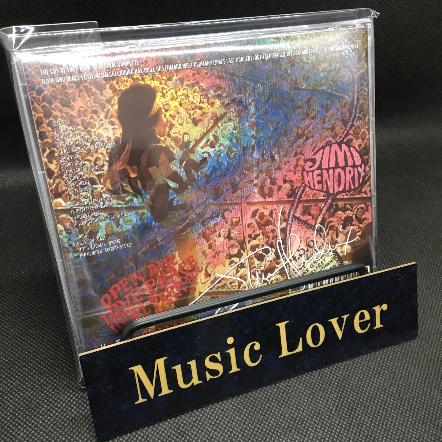 Jimi Hendrix / The Cry of Love Tour 1970 Final complete Love and Peace Festival (1CDR)