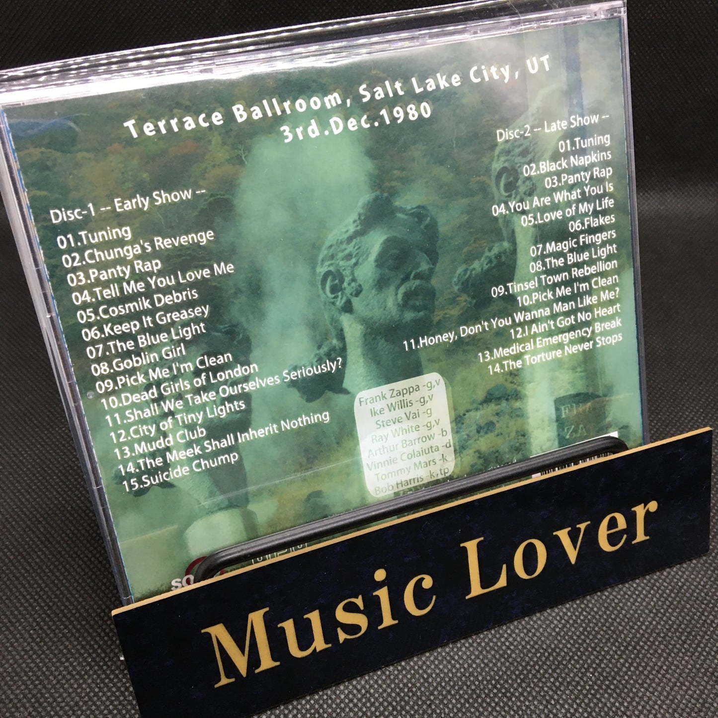 Frank Zappa / Salt Lake City 1980 STEREO SOUNDBOARD (2CDR)