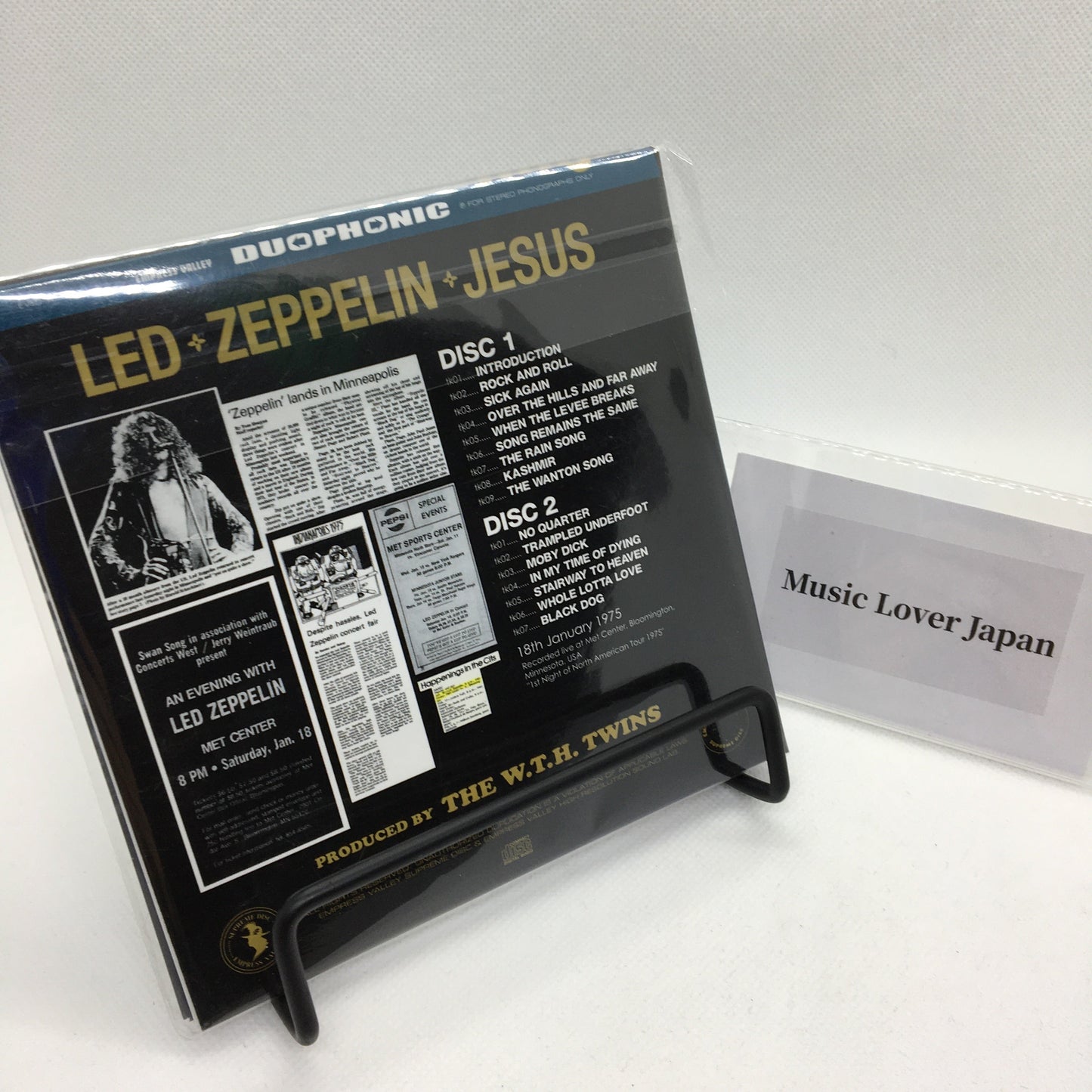 Led Zeppelin / Jesus Live In Minneapolis (2CD)