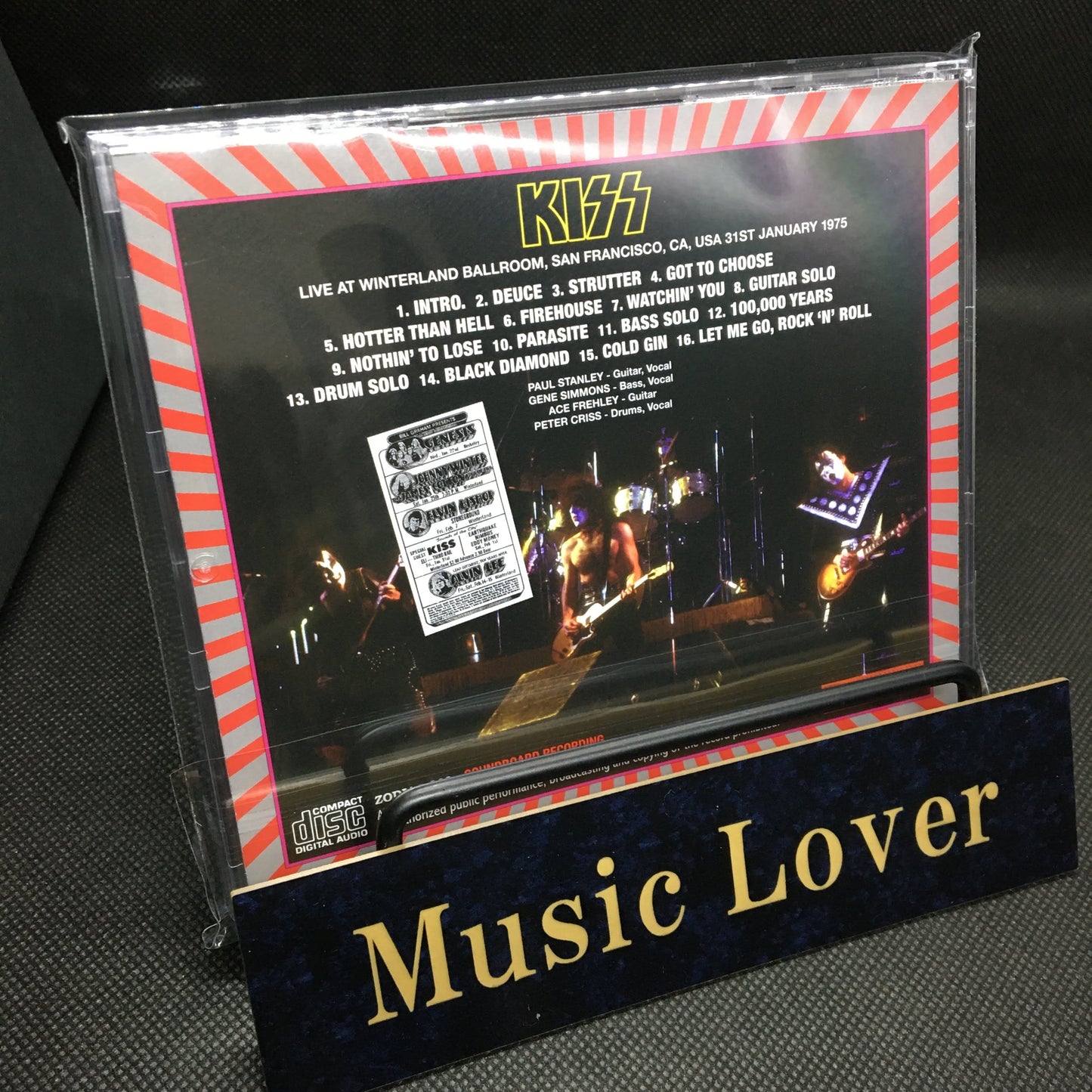 KISS / SAN FRANCISCO JANUARY 1975 SOUNDBOARD UPGRADE (1CD)