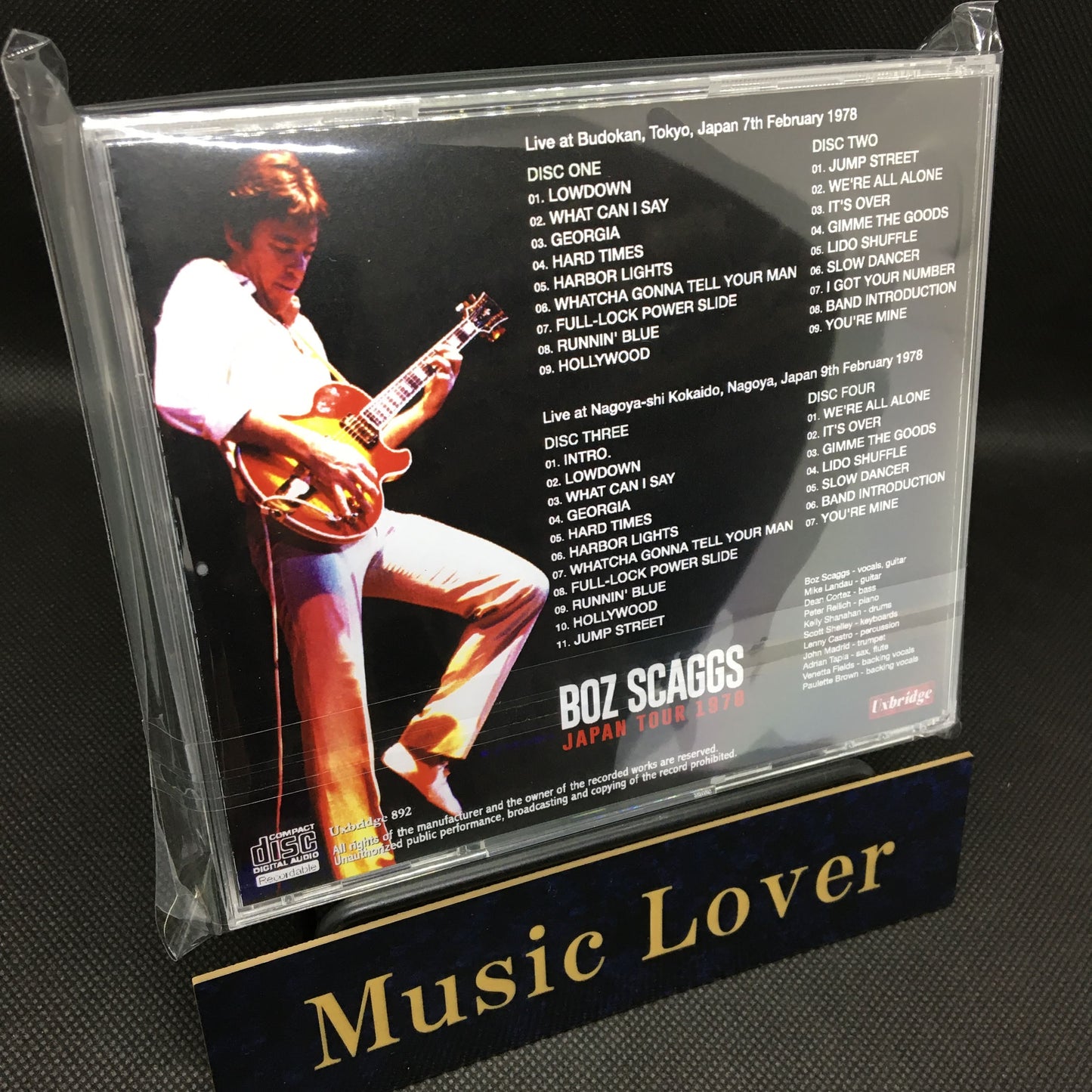 BOZ SCAGGS / GIRA POR JAPÓN 1978 (4 CD)