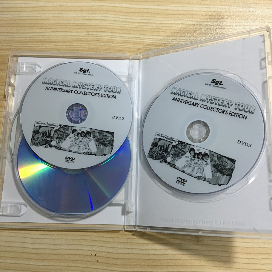 THE BEATLES / MAGICAL MYSTERY TOUR 50th ANNIVERSARY COLLECTOR'S EDITION 1CDR + 3DVDR