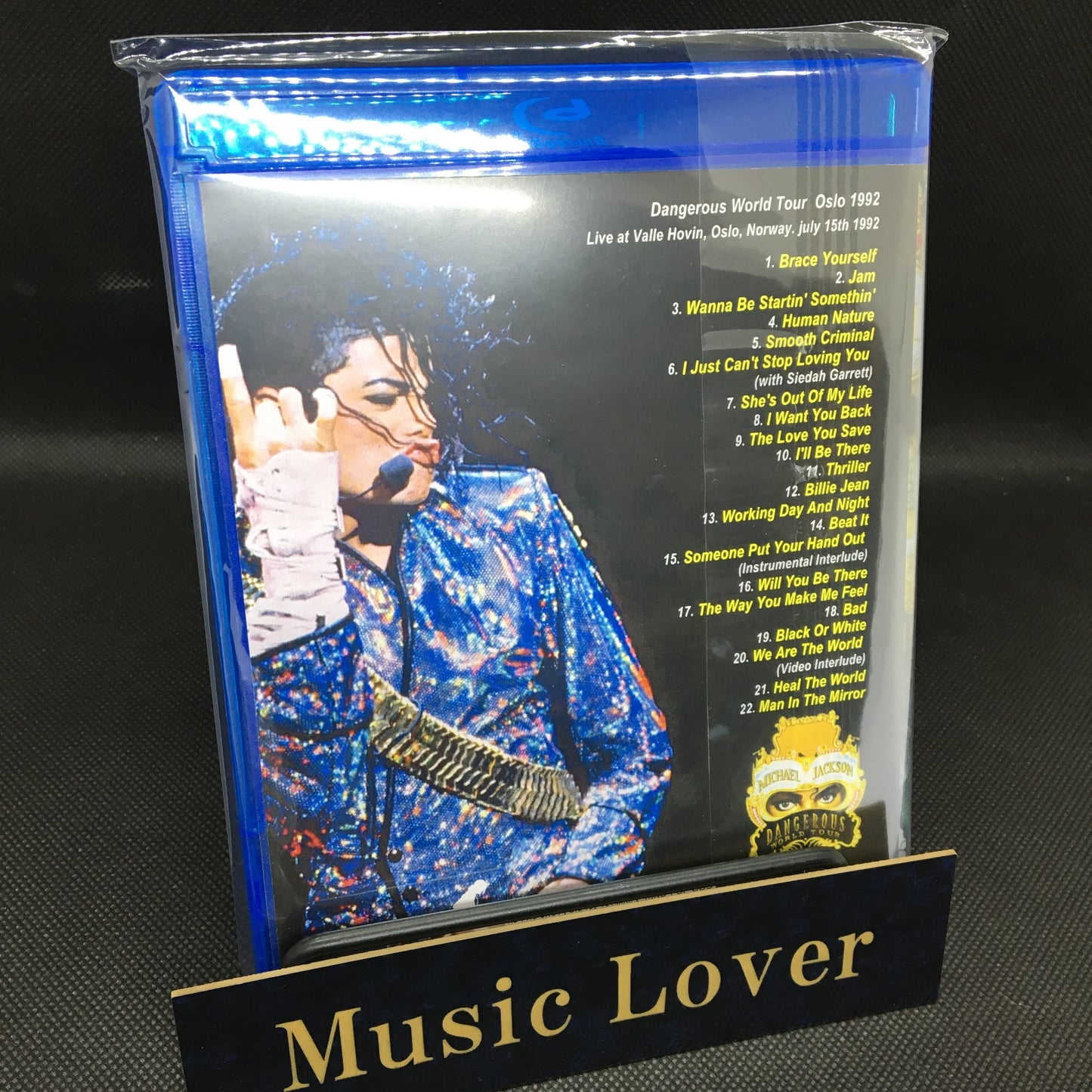 MICHAEL JACKSON / Dangerous World Tour Oslo 1992 (1BDR)