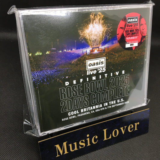 OASIS / DEFINITIVE ROSE BOWL 2025 2 GIORNI COMPLETI COOL BRITANNIA NEGLI USA (4CD)