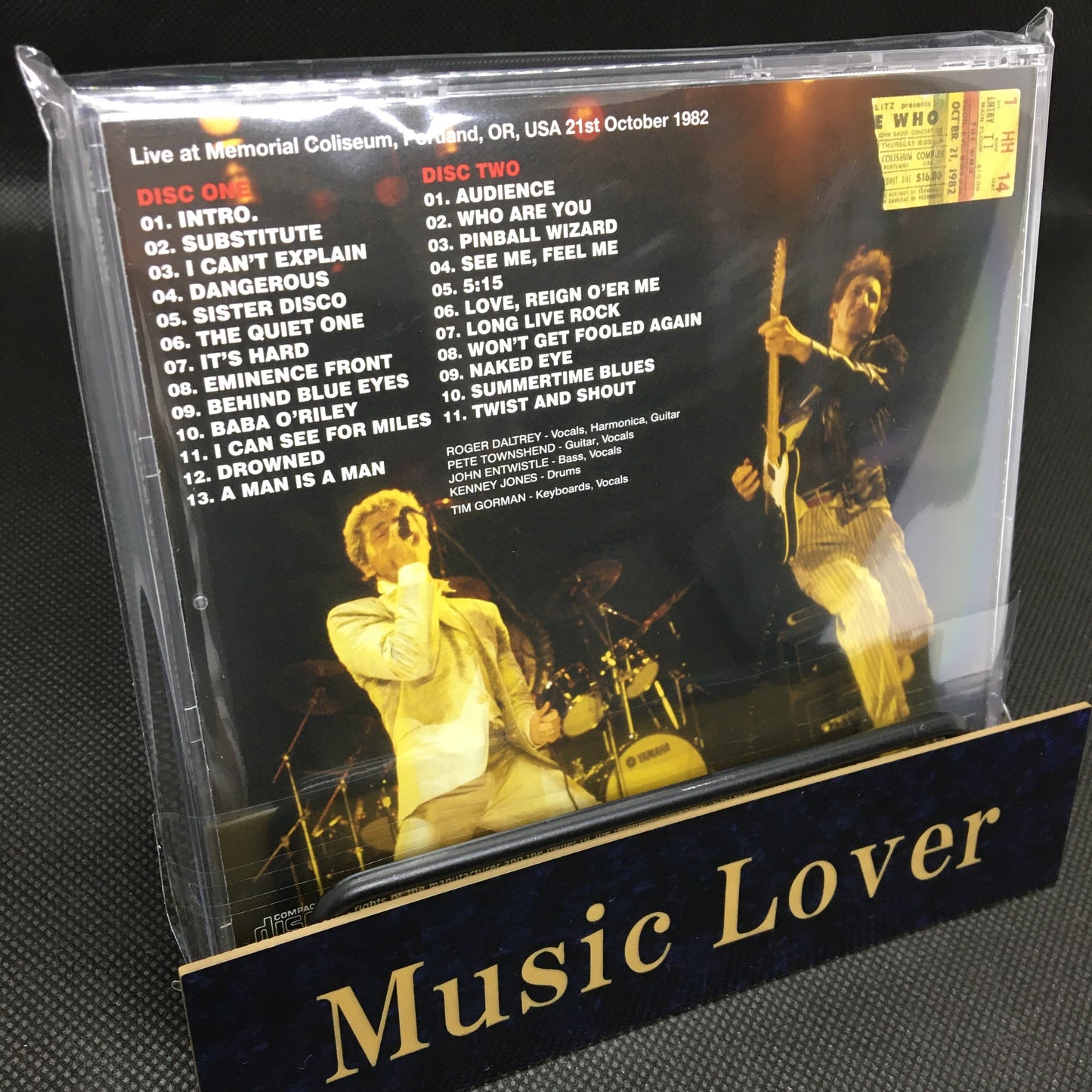 THE WHO / PORTLAND 1982 SOUNDBOARD (2CD)