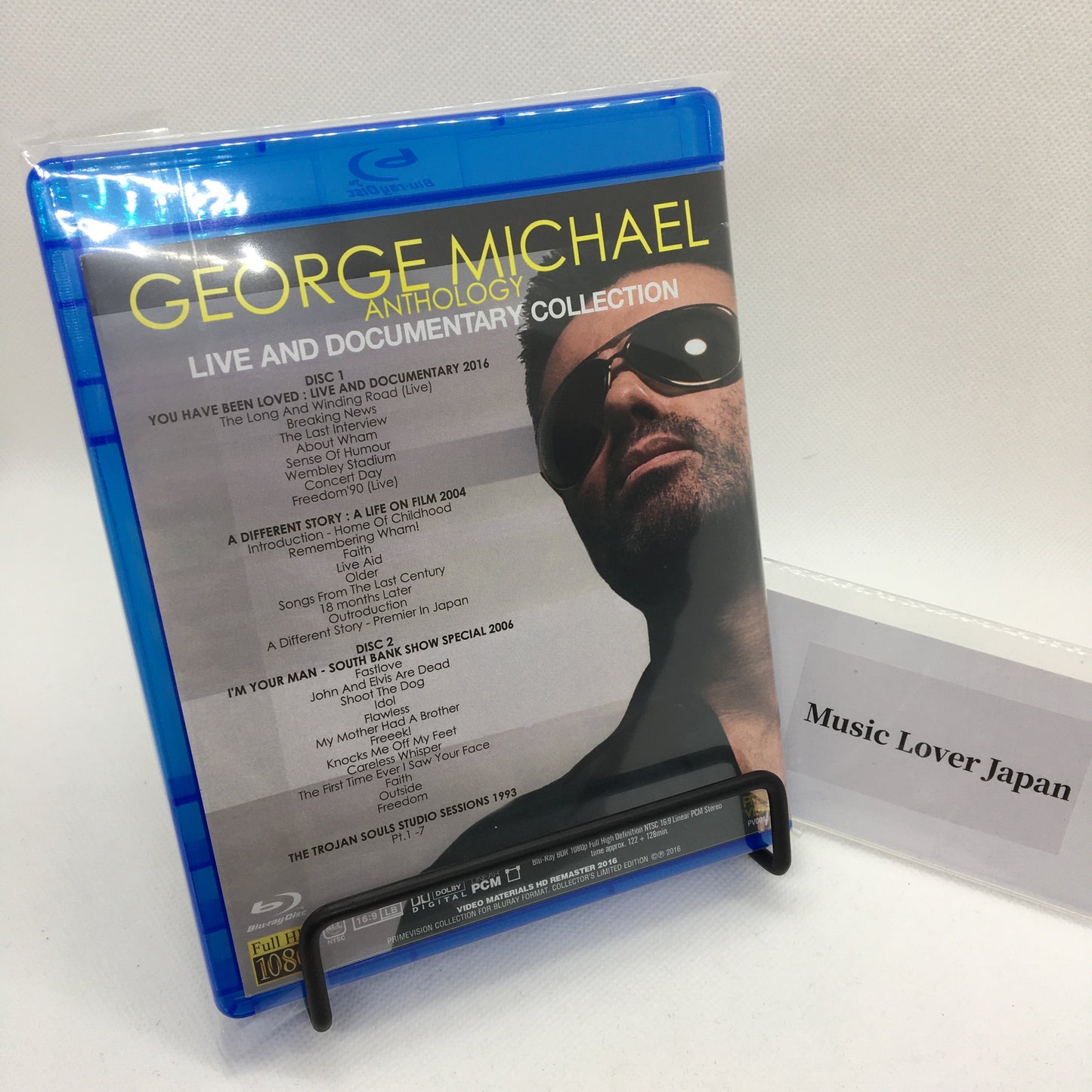 GEORGE MICHAEL / THE MAN WITH THE GOLDEN VOICE LIVE AND DOCUMENTARY COLLECTION Blu-ray (2BDR)