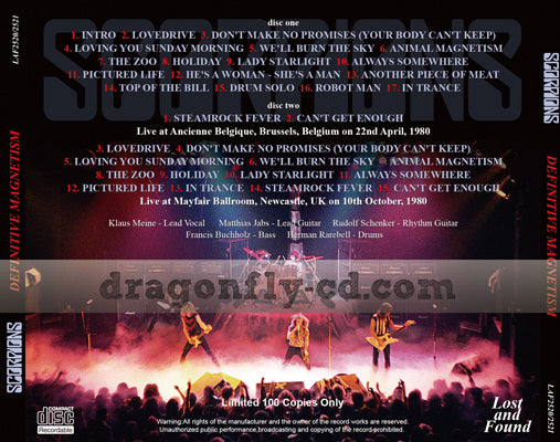 SCORPIONS / DEFINITIVE MAGNETISM (2CDR)
