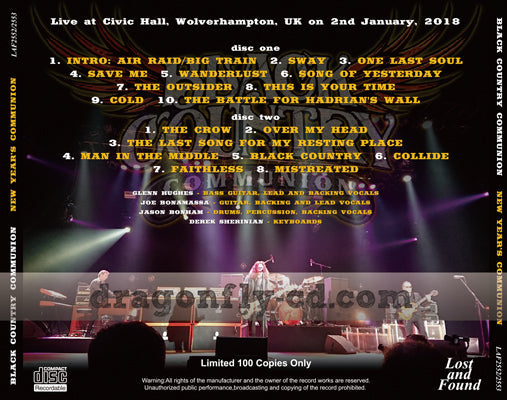 BLACK COUNTRY COMMUNION / NEW YEAR'S COMMUNION (2CDR)
