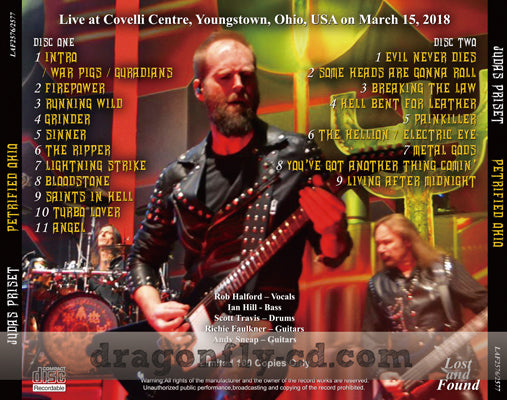 JUDAS PRIEST / PETRIFIED OHIO (2CDR)