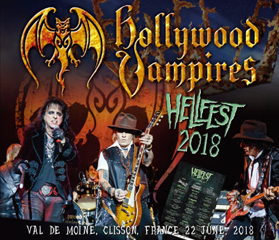 HOLLYWOOD VAMPIRES / HELLFEST 2018 Soundboard / Grabación PRO (2 CDR + 1 DVDR)