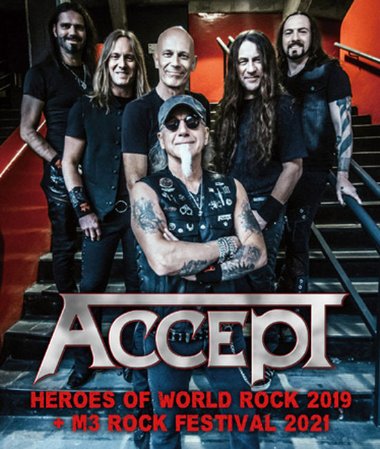 ACCEPT / HEROES OF WORLD ROCK 2019 + M3 ROCK FESTIVAL 2021 (2BDR) PRO shot Blu-ray