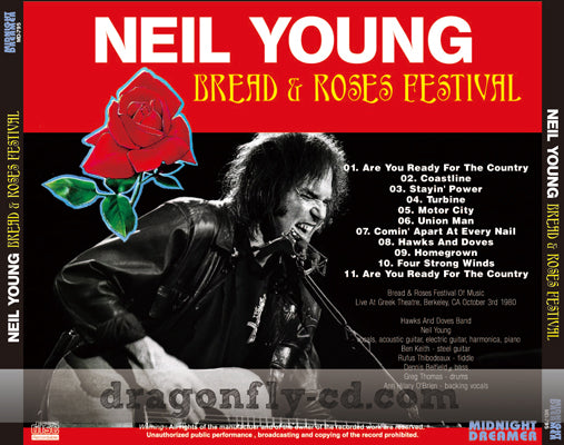 NEIL YOUNG / BREAD & ROSES FESTIVAL (1CDR)