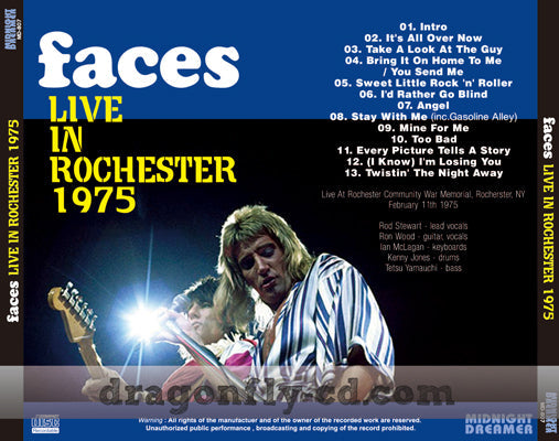 FACES / LIVE IN ROCHESTER 1975 (1CDR)